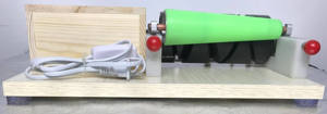 Machine à bobiner le fil à vitesse fixe, mini, simple et automatique, à une tête, avec double cadre de cirage, pour le filage de la laine et le bobinage textile - Product Image 5