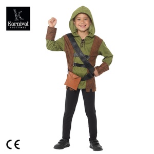 ODM vendita intera di Halloween libro settimana Cosplay costumi ragazzo pettirosso cappa di Nottingham TV & film ispirato - Product Image 3