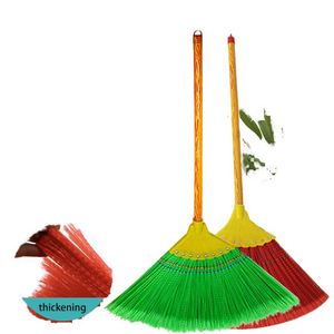 Balai de nettoyage de sol de cuisine moderne 2-en-1 Maxfree avec long manche, balayette en plastique pour intérieur et extérieur avec poils en PET PP pour usage domestique - Product Image 2