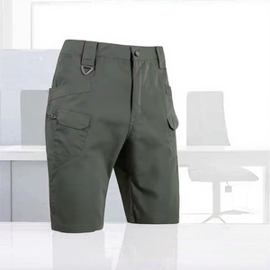กางเกงขาสั้นคาร์โก้สไตล์ลำลองสำหรับทำงานกลางแจ้งในเมือง รุ่นปรับปรุงใหม่ ผลิตจากผ้าแคนวาส เป็นมิตรกับสิ่งแวดล้อม ระบายอากาศได้ดี พร้อมเชือกผูก - Product Image 2