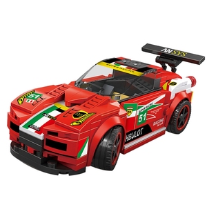 Bộ Khối Lắp Ráp Vui Nhộn Mô Hình Xe Kéo Phía Sau Khối Lắp Ráp Nhỏ Đồ Chơi Điều Khiển Vô Tuyến Cho Trẻ Em Siêu Xe - Product Image 4