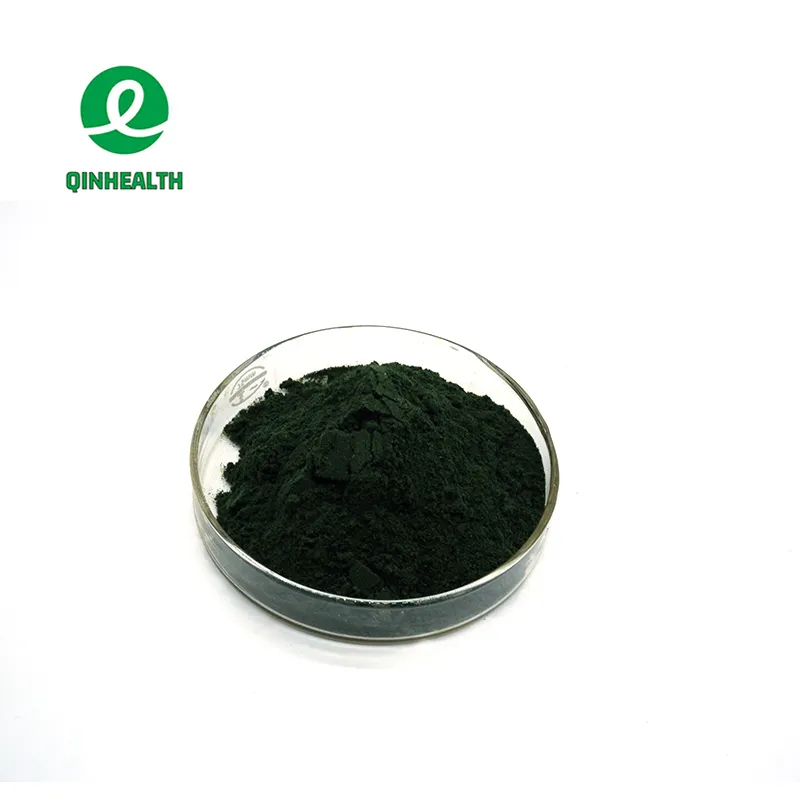 Spirulina chiết xuất bột tự nhiên màu xanh lá cây thực phẩm/thức ăn lớp Spirulina bột