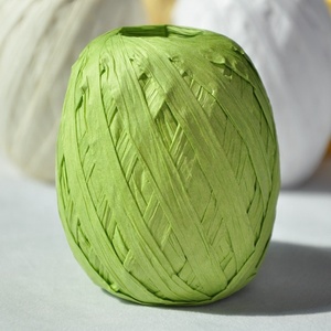 Sunjoy 30m Multicolored Ribbon Supplier's Paper <strong>Raffia</strong> Fabric Roll for Gift Wrapping and Packaging Ropes - Product Image 6