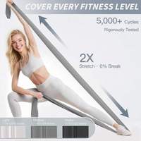 Tapis de yoga, Ensemble d'haltères, Accessoires de Pilates, Barre de musculation, Anneau de résistance, Bracelet réglable en silicone pour bras et poignets, Bracelet de cheville avec poids