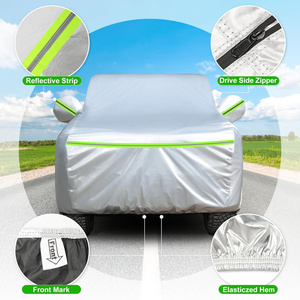 Cubierta de coche impermeable para todo clima a prueba de viento para Bronco 4 puertas 2021 <span class=keywords><strong>2022</strong></span> - Product Image 6