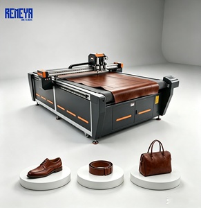 Cutter à plat innovant en cuir avec lame vibrante, faible coût, précision REMEYA pour une douceur multicouche et une coupe nette - Product Image 1