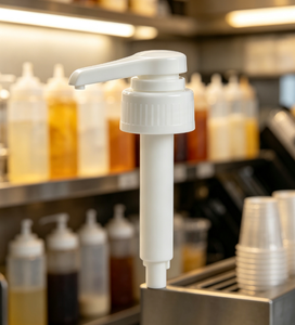 38 410 screw on syrup <b>dispenser</b> pump 10ml dose <b>plastic</b> food grade pump for flavor syrup bottle cafe beverage dispensing - Product Image 2