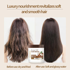 Huile de coco hydratante, lisse et améliorant la texture des cheveux crépus et abîmés, après-shampoing - Product Image 5