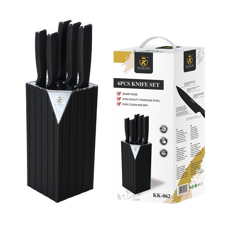 #12-6pcs set-black