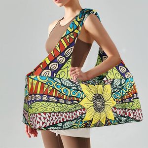 Échantillon gratuit, sac de sport de voyage de grande capacité, design personnalisé, tendance, sac de sport portable avec compartiment pour chaussures, sac de sport - Product Image 4