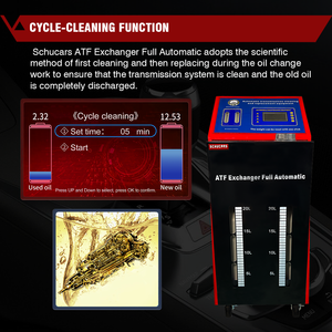 Machine de vidange d'<span class=keywords><strong>huile</strong></span> de transmission <span class=keywords><strong>automatique</strong></span> Schucars, équipement de rinçage de fluide ATF à vendre - Product Image 4