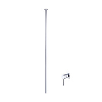 Robinet de lavabo encastré, eau chaude et froide, monté au plafond, unique