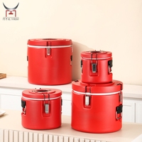 Seau isotherme rond en acier inoxydable de grande capacité (4-60L) pour fêtes et pique-niques, boîte de rangement et glacière
