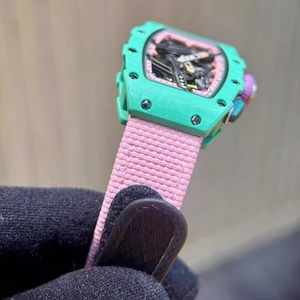 2026 Best Selling <strong>Women</strong> <strong>s</strong> Mechanical <strong>Watch</strong> RM0704 Unique Macaron Color Scheme Pink Strap Trendy <strong>Watch</strong> That Is All the Rage - Product Image 4