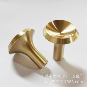 Furniture Handle Round <b>Copper</b> 31x33mm Scandinavian Style Wardrobe <b>Knob</b> Durable Solid <b>Copper</b> Single Hole Hook - Product Image 3