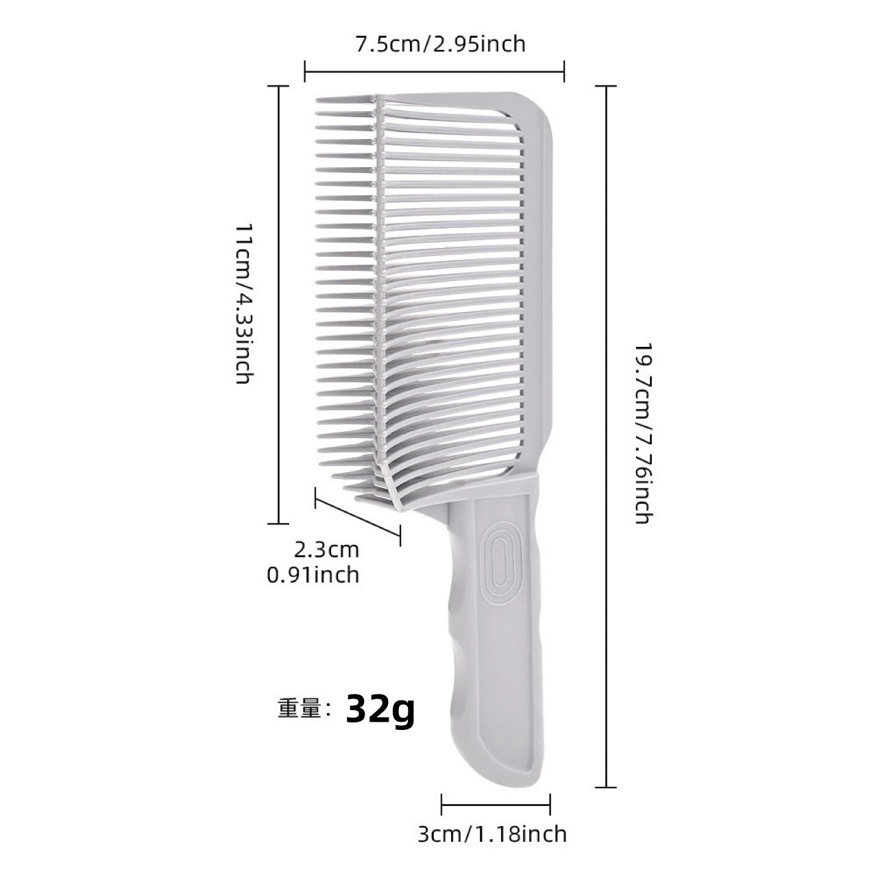 New gray hair comb