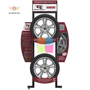 ชั้นวางยางแท่นวางล้อแบบแขวนด้านเดียวอุปกรณ์เสริมสำหรับรถยนต์วงแหวนเหล็ก - Product Image 1