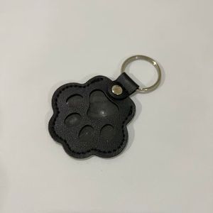 Creative Gifts Cartoon Cat Puppy Paw Shape PU Leather <b>pet</b> hair <b>memorial</b> storage bag Dog Hair Collector - Product Image 6