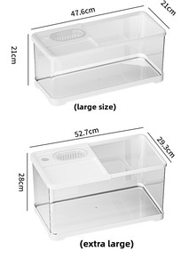 家庭用水槽 アクアリウム リビングルーム デスクトップ エコ循環水槽 水槽＆アクセサリー - Product Image 6