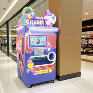 Máquina Expendedora de yogur comercial automática de 3 sabores para hacer helados de servicio suave - Product Image 1