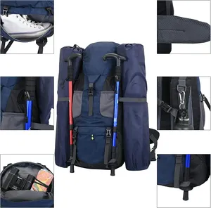 WOQI Hiking Backpack 40L Waterproof Lightweight Hiking Daypack Trekking Camping Outdoor Sport Travel Backpacks