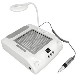 เครื่องอบเล็บมัลติฟังก์ชั่น 6 in 1 48w 35000RPM พร้อมฟิลเตอร์แบบดึงออกได้ ที่วางมือ และเครื่องดูดฝุ่นสำหรับร้านทำเล็บ - Product Image 1