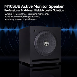 ซับวูฟเฟอร์ Pure M10SUB ขนาด <span class=keywords><strong>10</strong></span> นิ้ว วัสดุไฟเบอร์กลาส ระดับมอนิเตอร์สตูดิโอ สำหรับแอมป์ รองรับหลายช่องสัญญาณ 2.0 แชนแนล ใช้กับคอมพิวเตอร์และโฮมเธียเตอร์ - Product Image 2