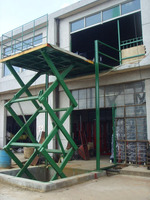 Plateforme élévatrice à ciseaux hydraulique fixe, montée au sol, pour quai de chargement, entrepôt, usine, usage industriel