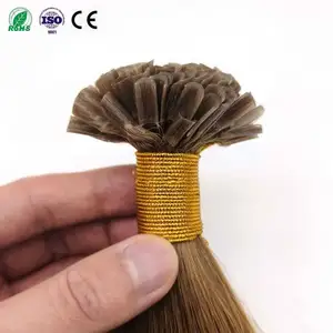 Fasimei human hair extensions supplier double drawn hair dark brown bayalage hair u tip