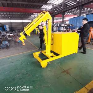 הידראולי חשמלי לחלוטין נייד רצפה מנוף 2ton 2m 2 מ 'יד יחידה מנוף ג' יב - Product Image 2