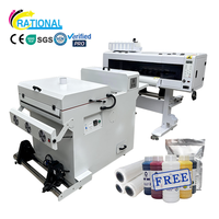 Imprimante DTF 24 pouces 70cm Imprimante de film PET pour T-shirt Machine d'impression DTF numérique pour textile avec secoueur de poudre