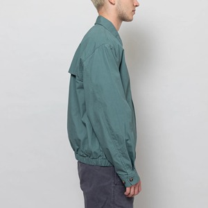 Tùy Chỉnh Huấn Luyện Viên Áo Khoác Boxy Phù Hợp Với Cơ Thể 100% Cotton Poplin Có Thể Điều Chỉnh Cổ Áo & Flap Đóng Cửa Nút Còng Đàn Hem - Product Image 3