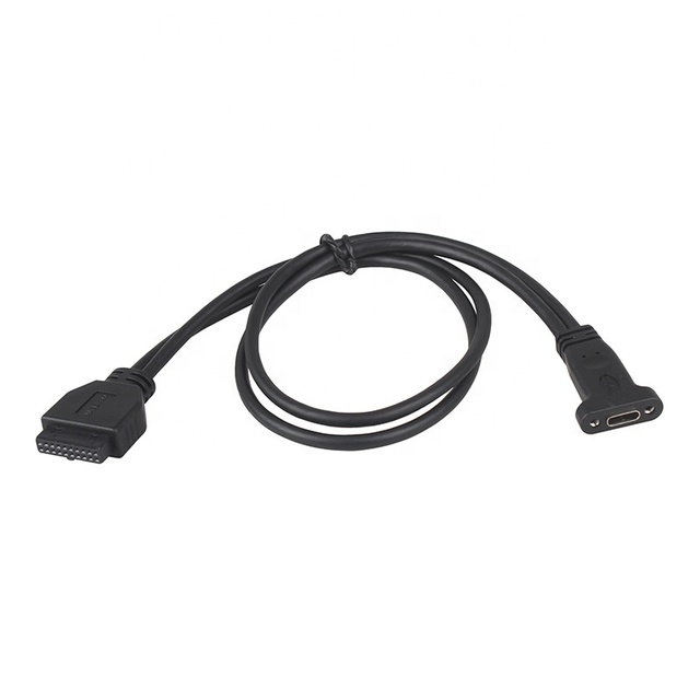 50cm USB 3.0 Motherboard 20Pin Female to USB 3.0 Type C Female Header Cable