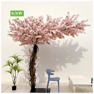 GNW BLS1707005冠层婚礼造型设计粉红色花树状Chuppah