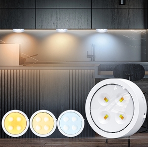Thể thao thông minh cảm biến LED ánh sáng ban đêm Mini ABS 3 * AA cầu thang trần ánh sáng ấm áp chiếu sáng trong nhà 5V Pin nguồn điện - Product Image 1