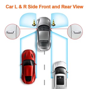 Monitor DVR para Auto de 6 Pulgadas con Vista Lateral y Detección de Punto Ciego, Pantalla Táctil de 4 Canales, Cámara de Visión Lateral Izquierda y Derecha, Lente Dual AHD 720P - Product Image 5