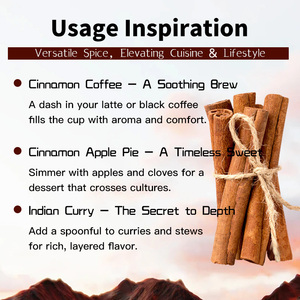 Grosir <span class=keywords><strong>Ceylon</strong></span> kayu manis 10cm 25cm rempah-rempah tunggal & Rempah mentah kering Cassia kayu manis tongkat memanggang dan memasak - Product Image 5