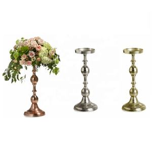 Juego de 3 Jarrones de Flores de Aluminio de Diseño Tradicional de Alta Calidad para Fiestas de Cumpleaños, Restaurante, Maceta Decorativa de Metal - Product Image 1