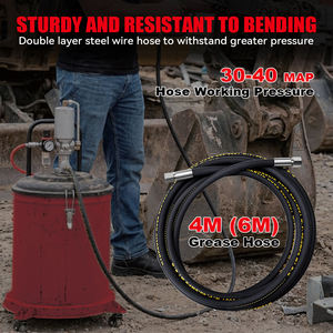 Pompe à graisse AEROPRO R806 40 litres, pompe à graisse pneumatique à air comprimé avec tuyau haute pression et pistolet à graisse - Product Image 4