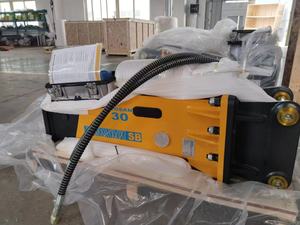 Martillo Hidráulico SOOSAN SB 30 Tipo Caja Silencioso para miniexcavadoras y cargadoras compactas de buena calidad para demolición de rocas duras - Product Image 4