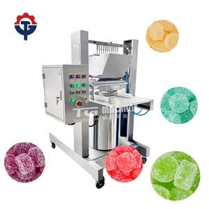 Improved material dispersion eyeball gummy candy making machine