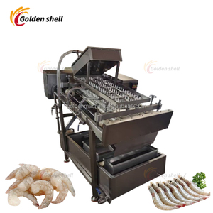 Máquina Peladora de Camarones Industrial a <span class=keywords><strong>Precio</strong></span> de Fábrica, Removedor de Cáscaras de Camarones de Funcionamiento Continuo con Sistema de Transporte - Product Image 2