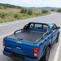 Penutup Bak Truk Manual Retractable Berbahan Aluminium Alloy Terbaik untuk JAC T9 Ute T6 T8 Pro Sollers St6