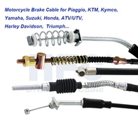 Pièces de moto, câble d'accélérateur d'embrayage de frein avant arrière de moto pour Honda Yamaha Kymco Suzuki Harley Davidson KTM Kawasaki