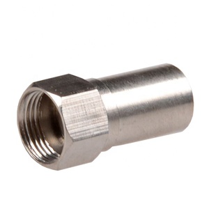 RG11 cable coaxial de doble/<span class=keywords><strong>triple</strong></span> blindaje conector F <span class=keywords><strong>enchufe</strong></span> coaxial rg11 crimpado en conector F - Product Image 1