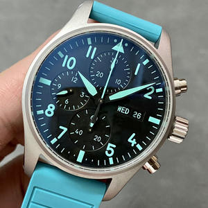 Reloj de Vuelo de Acero Inoxidable, 25mm, Unisex, de Lujo, Multifunción, Cronógrafo Automático, con Puntero ETA, Venta al Por Mayor de Fábrica, OEM ODM - Product Image 3