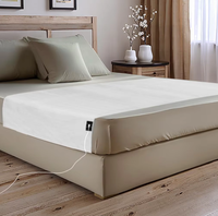 Drap de lit de mise à la terre en coton organique de haute qualité Fibres conductrices en argent pur Antibactérien antistatique Améliore les hôpitaux