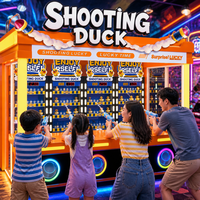 Machine de jeu d'arcade de tir aux canards pour 4 joueurs, simulateur de tir interactif à monnayeur pour enfants, pour parcs d'attractions