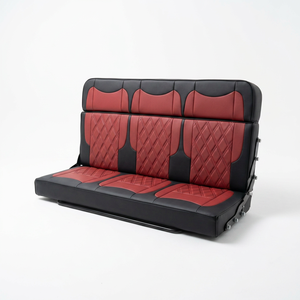Sièges de voiture en cuir AutoLiuma L107 personnalisés et confortables, banquette convertible <span class=keywords><strong>X</strong></span>, avec appuie-tête et dossier réglables, fonction lit pour - Product Image 1