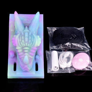 YOCY Tierschleifer im neuen Stil vibrierender Sex-Schleifer Silikon-Spielzeug für Herren und Damen mit 10 Visionsmodi Vorspiel-Massagegerät Masturbator - Product Image 5